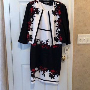 NEW Black and White Professional Dress with Jacket